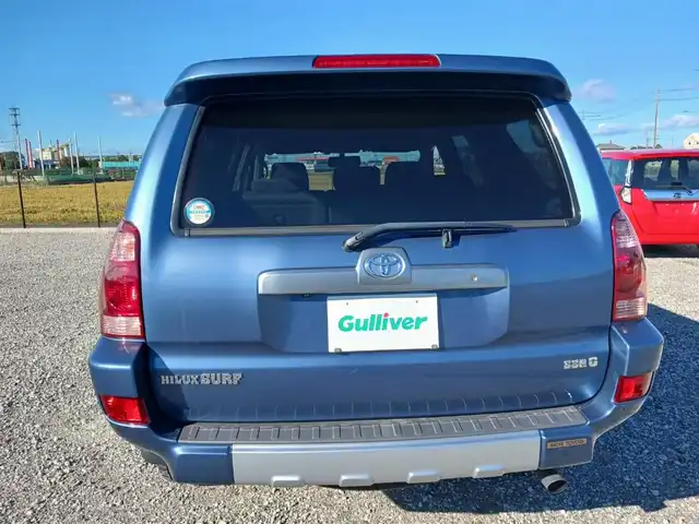 トヨタ ハイラックス サーフ SSR－G 岩手県 2004(平16)年 6.1万km グレイッシュブルーメタリック 4WD/純正MOPナビTV/バックカメラ/ETC/フロントフォグランプ/オートライト/オートエアコン/革巻きステアリング/荷室ダブルデッキ/トレイ/AC100Vコンセント/純正17インチアルミホイール/リモコンキー/イモビライザー/禁煙車
