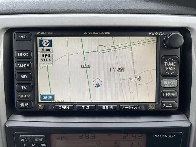 トヨタ ハイラックス サーフ SSR－G 岩手県 2004(平16)年 6.1万km グレイッシュブルーメタリック ＡＣ１００Ｖコンセント　純正ナビ　バックカメラ　ＣＤ／ＭＤ再生　ＥＴＣ　オートライト　リモコンキー　フロントフォグランプ　純正１７インチアルミホイール　オートエアコン　革巻きステアリング