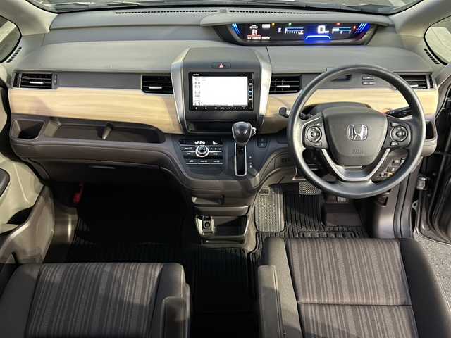 ホンダ フリード G ホンダセンシング 静岡県 2019(平31)年 4.9万km モダンスティールM 純正メモリナビ/・CD/・DVD/・フルセグＴＶ/・Bluetooth/・AM/・FM/主要装備/・両側パワスラ/・ホンダセンシング/・衝突軽減/・横滑り防止装置/・レーンキープ/・追従クルコン/・バックカメラ/・ビルトインＥＴＣ/・ドラレコ前/・ステリモ/・スマートキー/・プッシュスタート/・スペアキー1本