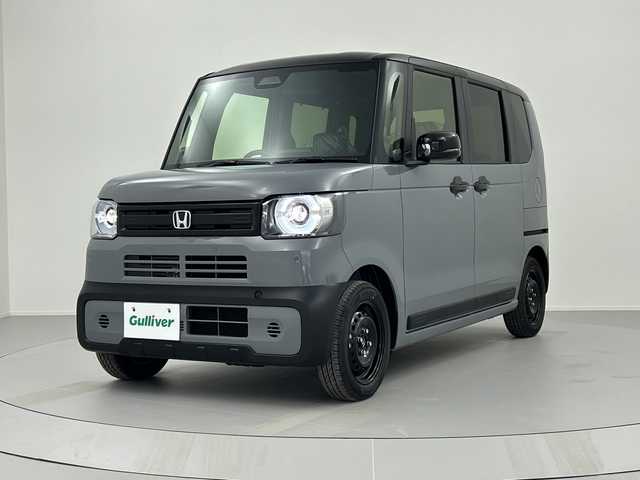 ホンダ Ｎ ＢＯＸ JOY 奈良県 2025(令7)年 0.1千km グレーＭ R7/11月登録/バックカメラ（未接続）/ホンダセンシング/・衝突軽減ブレーキ/・横滑り防止機能/・レーンキープアシスト/・先行車発進お知らせ機能/レーダークルコン/前後コーナーセンサー/片側パワースライドドア/電動パーキング/オートホールド/シートヒーター/ベンチシート/チップアップシート/LEDヘッドライト/オートライト/プッシュスタート/スマートキー/スペアキー（1本）