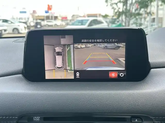 マツダ ＣＸ－８ XD Lパッケージ 宮城県 2018(平30)年 2.3万km マシーングレープレミアムM BOSEサウンドシステム/DVD/CD/地デジTV/360度ビューモニター/パーキングセンサー（フロント）/＝＝＝/アドバンスドスマートシティブレーキサポート/ブラインドスポットモニタリング/パーキングセンサー（リア）/レーダークルーズコントロール/スマートブレーキサポート/レーンキープアシストシステム/ヘッドアップディスプレイ/マツダコネクトナビ/・Bluetooth/ETC（バイザー裏）/パワーバックドア/レザーシート/シートヒーター/ステアリングヒーター/パワーシート（運転席メモリー機能付）/革巻きステアリング/ステアリングスイッチ/パドルシフト/MTモード付AT/電動パーキングブレーキ/ブレーキホールド/アダプティブLEDヘッドランプ/オートライト/スマートキー＆プッシュスタート/電動格納ミラー/ルーフレール/社外17インチAW/純正フロアマット/ドアバイザー/W/サイド/カーテンエアバッグ