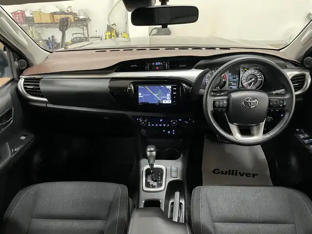 トヨタ ハイラックス Z 道央・札幌 2021(令3)年 4.2万km アティチュードブラックマイカ 4WD/ワンオーナー/寒冷地仕様/MKW製17インチAW/ジオランダーMTタイヤ/TRDマフラー/社外SDナビ/・フルセグTV/CD/DVD/BT/SD/USB/バックカメラ/トヨタセーフティセンス/・プリクラッシュセーフティ/・レーンディパーチャーアラート/・ロードサインアシスト/・先行車発進告知機能/横滑り防止装置/前後コーナーセンサー/純正エンジンスターター/レーダークルーズコントロール/純正フロアマット/純正ドアバイザー/ウインカーミラー/ステアリングリモコン/純正ベッドライナー/オートライト/LEDヘッドライト/前後フォグライト/ダウンヒルアシストコントロール/プッシュスタート/スマートキーx2/サイドステップ/新車時保証書/取扱説明書
