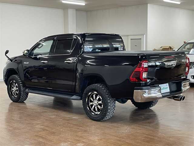 トヨタ ハイラックス Z 道央・札幌 2021(令3)年 4.2万km アティチュードブラックマイカ 4WD/ワンオーナー/寒冷地仕様/MKW製17インチAW/ジオランダーMTタイヤ/TRDマフラー/社外SDナビ/・フルセグTV/CD/DVD/BT/SD/USB/バックカメラ/トヨタセーフティセンス/・プリクラッシュセーフティ/・レーンディパーチャーアラート/・ロードサインアシスト/・先行車発進告知機能/横滑り防止装置/前後コーナーセンサー/純正エンジンスターター/レーダークルーズコントロール/純正フロアマット/純正ドアバイザー/ウインカーミラー/ステアリングリモコン/純正ベッドライナー/オートライト/LEDヘッドライト/前後フォグライト/ダウンヒルアシストコントロール/プッシュスタート/スマートキーx2/サイドステップ/新車時保証書/取扱説明書