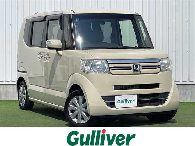ホンダ Ｎ ＢＯＸ G Lパッケージ 香川県 2015(平27)年 5万km クッキークリーム 登録時走行距離：49142km/カロッツェリアナビ/　CD DVD ワンセグTV/バックカメラ/パワースライドドア/横滑り防止装置/レベライザヘッドライト/ISOFIX/ロールサンシェード/ステアリングスイッチ/プッシュスタート/スマートキー