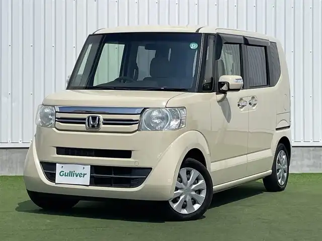 ホンダ Ｎ ＢＯＸ G Lパッケージ 香川県 2015(平27)年 5万km クッキークリーム 登録時走行距離：49142km/カロッツェリアナビ/　CD DVD ワンセグTV/バックカメラ/パワースライドドア/横滑り防止装置/レベライザヘッドライト/ISOFIX/ロールサンシェード/ステアリングスイッチ/プッシュスタート/スマートキー