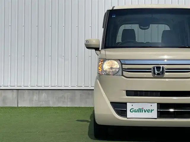 ホンダ Ｎ ＢＯＸ G Lパッケージ 香川県 2015(平27)年 5万km クッキークリーム 登録時走行距離：49142km/カロッツェリアナビ/　CD DVD ワンセグTV/バックカメラ/パワースライドドア/横滑り防止装置/レベライザヘッドライト/ISOFIX/ロールサンシェード/ステアリングスイッチ/プッシュスタート/スマートキー
