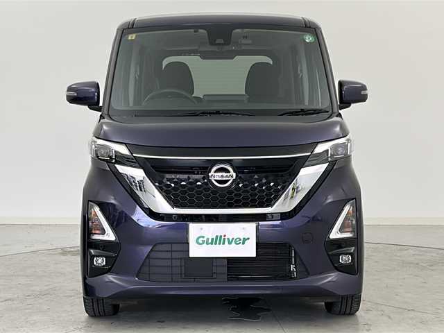 日産 ルークス HWS Gターボ プロパイロットED 宮城県 2020(令2)年 5.2万km アメジストパープル プロパイロット/エマージェンシーブレーキ/車線逸脱警報/先行者発進お知らせ/標識検知機能/アラウンドビューモニター/デジタルインナーミラー/純正9インチナビ（地図SD無し）/（BT.AM.FM.CD.DVD）/両側パワースライドドア/ビルトインETC/ドライブレコーダー（F）/ハンズフリースライドドア/電動パーキングブレーキ/革巻きステアリング/ステアリングスイッチ/プッシュスタート/スマートキー/ロールサンシェード/シートバックテーブル/純正フロアマット/純正ドアバイザー/純正15インチアルミホイール/LEDヘッドライト/LEDフォグランプ