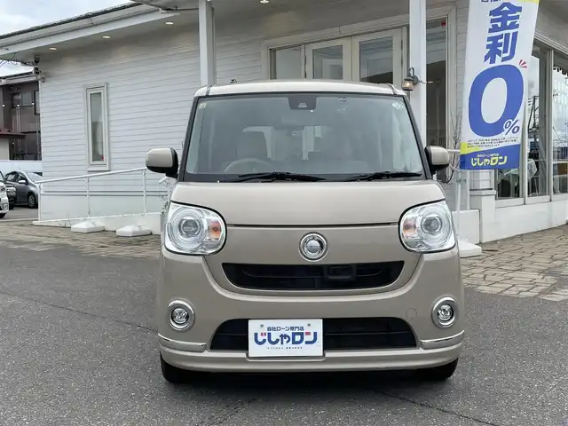 ダイハツ ムーヴ キャンバス G メイクアッフ SA Ⅱ 秋田県 2016(平28)年 13.2万km ナチュラルベージュマイカM (株)IDOMが運営する【じしゃロン秋田店】の自社ローン専用車両になります。こちらは現金またはオートローンご利用時の価格です。自社ローンご希望の方は別途その旨お申付け下さい///////////////////スマートアシスト2/衝突回避支援ブレーキ機能/衝突警報機能(対車両・対歩行者)/車線逸脱警報機能/誤発進抑制制御機能（前方・後方）/先行車発進お知らせ機能/CDオーディオ【CD/USB/AUX/iPod】/両側パワースライドドア/前後ドライブレコーダー/LEDヘッドライト/オートライト/スマートキー/スペアキー×1