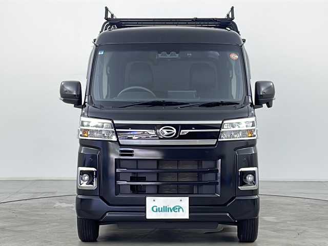 ダイハツ アトレー バン RS 道央・札幌 2022(令4)年 3.5万km ブラックマイカメタリック ・ワンオーナー/・パートタイム4WD/・純正ディスプレイオーディオ/・フルセグTV/・バックカメラ/・両側パワースライドドア /・クルーズコントロール/・衝突軽減/・車線逸脱警報/・先行車発進お知らせ/・標識認識/・コーナーセンサー/・アイドリングストップ/・ETC/・ドライブレコーダー/・デジタルインナーミラー/・オートライト/・LEDヘッドライト/・フォグランプ/・純正エンジンスターター/・ルーフキャリア/・純正ドアバイザー/・積込タイヤ/・取扱説明書/・保証書