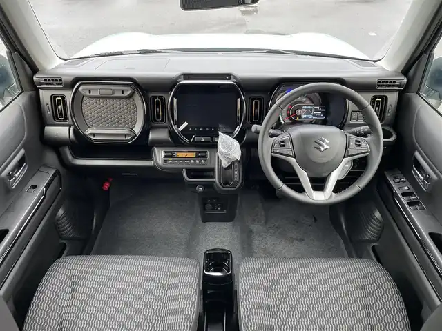 スズキ ハスラー HYBRID X 東京都 2025(令7)年 0.1千km オフブルーM 届出済未使用車/純正9型ナビ/フルセグTV/CD/DVD/全方位モニター/シートヒーター/アダプティブクルーズコントロール/デュアルカメラブレーキ/車線逸脱警報機能/パーキングソナー/純正アルミホイール