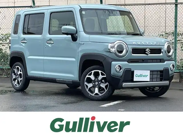 スズキ ハスラー HYBRID X 東京都 2025(令7)年 0.1千km オフブルーM 届出済未使用車/純正9型ナビ/フルセグTV/CD/DVD/全方位モニター/シートヒーター/アダプティブクルーズコントロール/デュアルカメラブレーキ/車線逸脱警報機能/パーキングソナー/純正アルミホイール