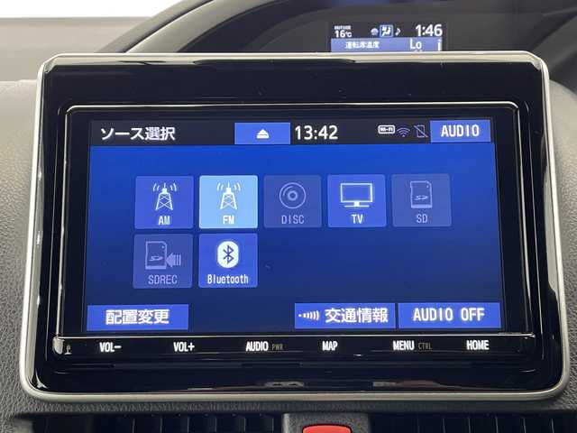 トヨタ ヴォクシー ZS 煌Ⅲ 栃木県 2021(令3)年 1.1万km ブラック 純正SDナビ/（CD/DVD/Bluetooth/USB/フルセグTV）/バックカメラ/トヨタセーフティセンス/前後コーナーセンサー/ビルトインETC/前方ドライブレコーダー/ハーフレザーシート/両側パワースライドドア/オートライト/LEDヘッドライト/横滑り防止装置/フォグランプ/スマートキー/プッシュスタート/アイドリングストップ/電動格納ミラー/純正アルミホイール/純正フロアマット