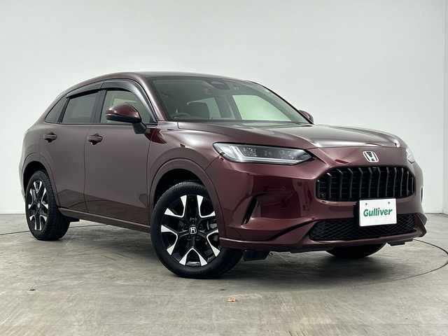 ホンダ ＺＲ－Ｖ ハイブリッド e:HEV Z 三重県 2023(令5)年 1.4万km ワイン /禁煙車//純正9型ナビ//BOSEプレミアムサウンド//全方位カメラ//レーダークルーズコントロール//純正ビルトインETC2.0//ホンダセンシング//衝突軽減ブレーキ//レーンキープアシスト//ブラインドスポットインフォメーション//ワイヤレス充電//前席シートヒーター//前席パワーシート（運転席メモリ付き）//本革シート//純正前後ドライブレコーダー//電動リアゲート//パドルシフト//MTモード付きAT