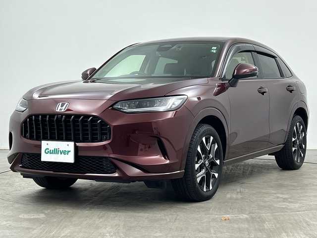 ホンダ ＺＲ－Ｖ ハイブリッド e:HEV Z 三重県 2023(令5)年 1.4万km ワイン /禁煙車//純正9型ナビ//BOSEプレミアムサウンド//全方位カメラ//レーダークルーズコントロール//純正ビルトインETC2.0//ホンダセンシング//衝突軽減ブレーキ//レーンキープアシスト//ブラインドスポットインフォメーション//ワイヤレス充電//前席シートヒーター//前席パワーシート（運転席メモリ付き）//本革シート//純正前後ドライブレコーダー//電動リアゲート//パドルシフト//MTモード付きAT