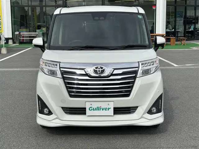 トヨタ ルーミー カスタムG 奈良県 2019(令1)年 2.9万km パールホワイトⅢ 純正ナビ（KSCN-W68）/（フルセグ／ＢＴ／ＣＤ／ＤＶＤ）/クルーズコントロール/バックカメラ/前後コーナーセンサー/プリクラッシュセーフティ/レーンキープ/両側パワースライドドア/フォグランプ/ＬＥＤヘッドライト/前方ドライブレコーダー（UP-K043）/純正14インチＡＷ