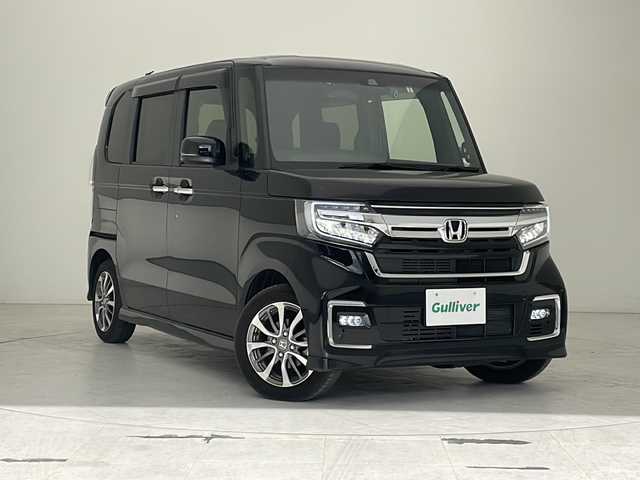 ホンダ Ｎ ＢＯＸ L 沖縄県 2023(令5)年 2.3万km クリスタルブラックパール 純正ナビ　（VXM-215ci）/（フルセグTV　Bluetooth接続　ＣＤ　ミュージックサーバー）/バックカメラ　/ＥＴＣ　/前方ドライブレコーダー　/パワースライドドア　/純正１４インチアルミホイール　/シートヒーター　/スマートキー/後方コーナーセンサー/USB入力端子