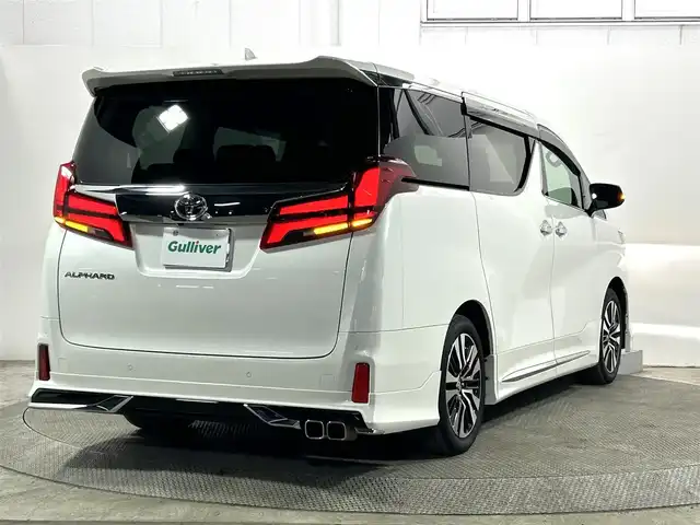 トヨタ アルファード S Cパッケージ 大阪府 2023(令5)年 2.7万km ホワイトパールクリスタルシャイン サンルーフ　黒革シート　モデリスタエアロ　三眼ＬＥＤ　純正ナビＴＶ　デジタルインナーミラー　電動リアゲート　パワーシート／ヒーター／エアコン　ＢＳＭ　衝突軽減　レーダーＣ　１００Ｖ電源