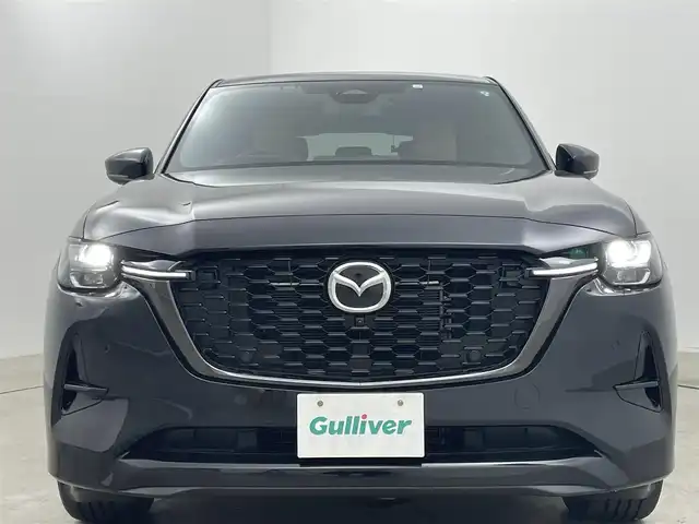 マツダ ＣＸ－６０ XD HV プレミアムスポーツ 岡山県 2023(令5)年 0.9万km ジェットブラックマイカ 純正１２．３インチナビ/（Bluetooth/フルセグTV/Carplay）/サンルーフ/ＢＯＳＥサウンド/茶革ハーフレザーシート/衝突軽減ブレーキシステム/レーダークルーズコントロール/アラウンドビューモニター/ビルトインＥＴＣ２．０/ブラインドスポットモニター/オートハイビーム/ＬＥＤヘッドライト/フォグランプ/純正ドライブレコーダー（前後）/シートヒータ（後席も）/エアシート/ステアリングヒーター/置くだけ充電/パドルシフト/ＵＳＢ接続/パワーバックドア/パーキングサポート/オートホールド/ヘッドアップディスプレイ/スマートキー×2