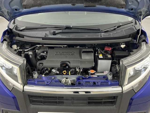 ダイハツ ムーヴ カスタム RS 愛知県 2017(平29)年 2.7万km ディープブルークリスタルマイカ 禁煙車/ターボ/純正7インチナビ/（CD/DVD/Bluetooth/フルセグTV）/バックカメラ/ETC/ドライブレコーダー/純正15インチアルミホイール/LEDヘッドライト/アイドリングストップ/フロアマット/ベンチシート/スマートキー/プッシュスタート/ドアバイザー/ステアリングスイッチ/ウインカーミラー/電動格納ミラー
