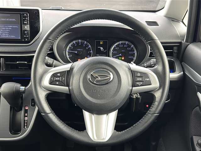 ダイハツ ムーヴ カスタム RS 愛知県 2017(平29)年 2.7万km ディープブルークリスタルマイカ 禁煙車/ターボ/純正7インチナビ/（CD/DVD/Bluetooth/フルセグTV）/バックカメラ/ETC/ドライブレコーダー/純正15インチアルミホイール/LEDヘッドライト/アイドリングストップ/フロアマット/ベンチシート/スマートキー/プッシュスタート/ドアバイザー/ステアリングスイッチ/ウインカーミラー/電動格納ミラー