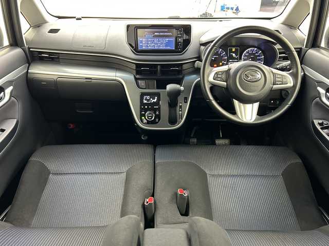 ダイハツ ムーヴ カスタム RS 三重県 2017(平29)年 2.7万km ディープブルークリスタルマイカ /禁煙車//ターボ//純正7インチナビ/（CD/DVD/Bluetooth/フルセグTV）//バックカメラ//ETC//ステアリングスイッチ//ドライブレコーダー//純正15インチアルミホイール//LEDヘッドライト//アイドリングストップ//フロアマット//ベンチシート//スマートキー//スペアキー//プッシュスタート//ドアバイザー//ウインカーミラー//電動格納ミラー