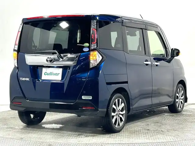 トヨタ タンク カスタムG－T 大阪府 2018(平30)年 3.2万km レーザーブルークリスタルシャイン 純正ナビ(フルセグ/DVD再生/Bluetooth) バックカメラ ETC 両側パワースライドドア 衝突軽減 クルコン アイドリングストップ オートライト 前後ドラレコ LEDヘッドライト