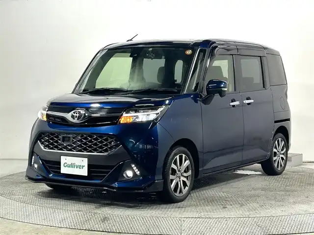 トヨタ タンク カスタムG－T 大阪府 2018(平30)年 3.2万km レーザーブルークリスタルシャイン 純正ナビ(フルセグ/DVD再生/Bluetooth) バックカメラ ETC 両側パワースライドドア 衝突軽減 クルコン アイドリングストップ オートライト 前後ドラレコ LEDヘッドライト