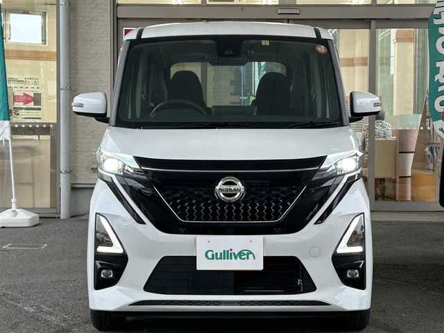 日産 ルークス HWS X プロパイロットED 熊本県 2023(令5)年 3.1万km ホワイトパール プロパイロット/プッシュスタート/純正ナビ/（フルセグTV・BTオーディオ・SD）/ドライブレコーダー/純正15インチAW/両側パワースライドドア/前席シートヒーター/LEDヘッドライト/オートライト/フォグライト/前後コーナーセンサー/横滑り防止装置/ウィンカーミラー/純正フロアマット/純正ドアバイザー/新車保証書/取扱説明書/スマートスペアキー×1本