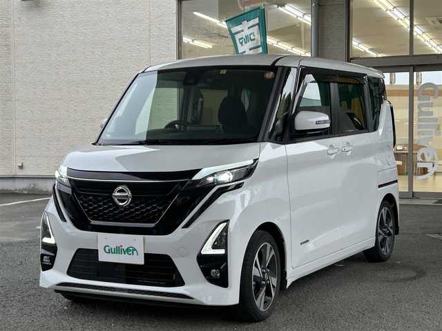 日産 ルークス HWS X プロパイロットED 熊本県 2023(令5)年 3.1万km ホワイトパール プロパイロット/プッシュスタート/純正ナビ/（フルセグTV・BTオーディオ・SD）/ドライブレコーダー/純正15インチAW/両側パワースライドドア/前席シートヒーター/LEDヘッドライト/オートライト/フォグライト/前後コーナーセンサー/横滑り防止装置/ウィンカーミラー/純正フロアマット/純正ドアバイザー/新車保証書/取扱説明書/スマートスペアキー×1本