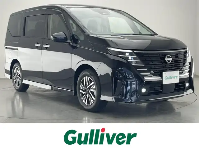 日産 セレナ ハイウェイスター V 愛知県 2023(令5)年 1.1万km ダイヤモンドブラック 純正１２．３型ナビ　全方位カメラ　禁煙車　プロパイロット　デジタルインナーミラー　内蔵型前後ドラレコ　ワイヤレス充電　ＢＳＭ　両側パワスラ　衝突軽減　追従クルコン　ハンドル支援　ＨＤＭＩ　ＬＥＤライト　エマージェンシーブレーキ　コーナーセンサー　パドルシフト