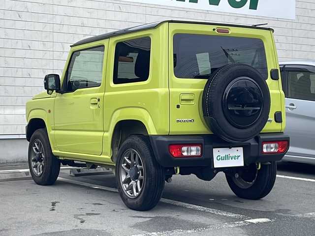 スズキ ジムニー XC 静岡県 2022(令4)年 2.4万km キネティックイエロー/ブラック メモリナビ/フルセグテレビ/バックカメラ/アイドリングストップ/クルーズコントロール/プッシュスタート/ETC/オートライト/コーナーセンサー/横滑り防止装置/レーンキープアシスト/カーテンエアバッグ/衝突被害軽減システム/LEDヘッドライト/スペアキー