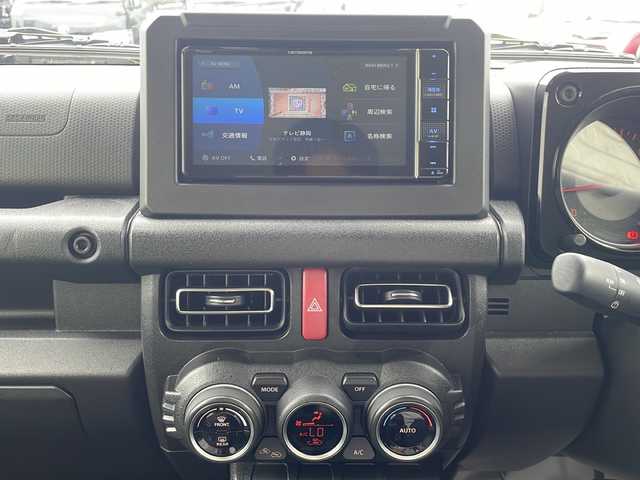 スズキ ジムニー XC 静岡県 2022(令4)年 2.4万km キネティックイエロー/ブラック メモリナビ/フルセグテレビ/バックカメラ/アイドリングストップ/クルーズコントロール/プッシュスタート/ETC/オートライト/コーナーセンサー/横滑り防止装置/レーンキープアシスト/カーテンエアバッグ/衝突被害軽減システム/LEDヘッドライト/スペアキー