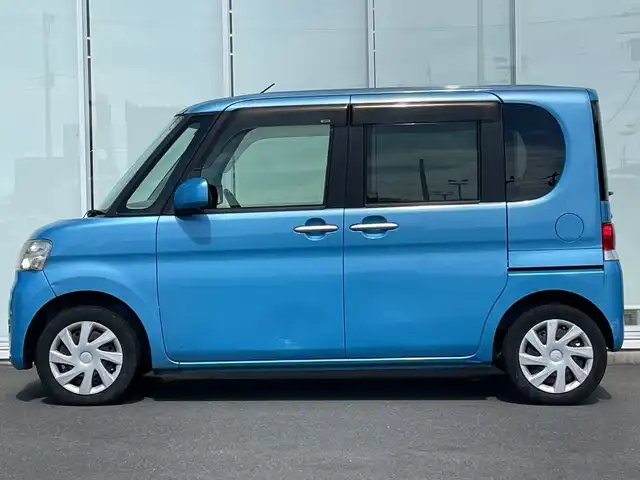 ダイハツ タント X リミテッド 神奈川県 2012(平24)年 8.6万km ファインブルーマイカメタリック 純正ＳＤナビ/CD/ワンセグＴＶ/片側パワースライドドア/バックカメラ/スマートキー/電動格納ミラー/アイドリングストップ/ベンチシート/ドアバイザー/オートライト/ハロゲンライト/ＡＢＳ