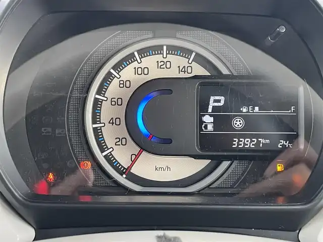 スズキ スペーシア HYBRID X 滋賀県 2021(令3)年 3.4万km チアフルピンクメタリック/ホワイト2トーンルーフ 社外ナビ/(CD/AM/FM)/両側電動スライドドア/衝突軽減ブレーキ/レーンキープアシスト/アイドリングストップ/コーナーセンサー/D席シートヒーター/USB