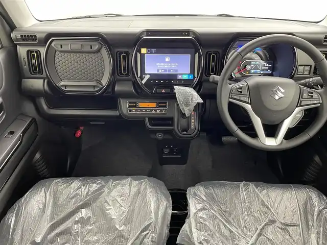 スズキ ハスラー HYBRID X 群馬県 2025(令7)年 0.1千km クールカーキPM 届出済未使用車　スズキコネクトナビ　全方位モニター　レーダークルーズコントロール　ＬＥＤ　ハイビームアシスト　シートヒーター　純正１５インチＡＷ　ステアリングリモコン　コーナーセンサー　スマートキー