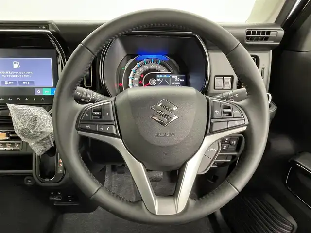 スズキ ハスラー HYBRID X 群馬県 2025(令7)年 0.1千km クールカーキPM 届出済未使用車　スズキコネクトナビ　全方位モニター　レーダークルーズコントロール　ＬＥＤ　ハイビームアシスト　シートヒーター　純正１５インチＡＷ　ステアリングリモコン　コーナーセンサー　スマートキー