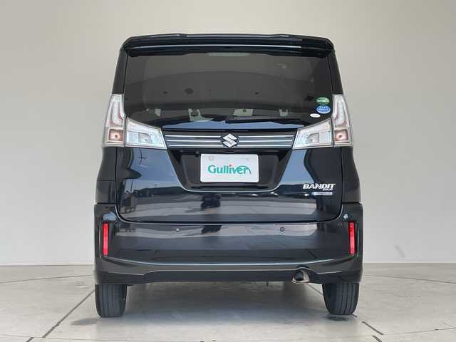 スズキ ソリオ バンディット HV MV 愛知県 2019(令1)年 6.4万km スーパーブラックパール スズキセーフティサポート/純正ナビ/全方位カメラ/両側パワースライドドア/クルーズコントロール/コーナーセンサー/純正アルミホイール/ＥＴＣ/LEDヘッドライト/パドルシフト/レーンキープアシスト/オートマチックハイビーム/ドライブレコーダー/衝突軽減システム/フルセグ/CD DVD/Bluetooth/ステアリングスイッチ/スマートキー/プッシュスタート