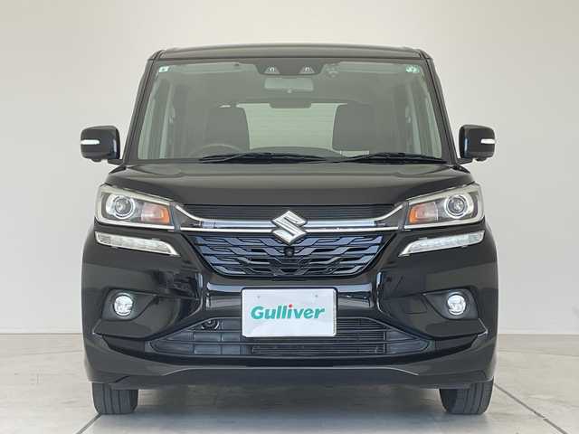 スズキ ソリオ バンディット HV MV 愛知県 2019(令1)年 6.4万km スーパーブラックパール スズキセーフティサポート/純正ナビ/全方位カメラ/両側パワースライドドア/クルーズコントロール/コーナーセンサー/純正アルミホイール/ＥＴＣ/LEDヘッドライト/パドルシフト/レーンキープアシスト/オートマチックハイビーム/ドライブレコーダー/衝突軽減システム/フルセグ/CD DVD/Bluetooth/ステアリングスイッチ/スマートキー/プッシュスタート