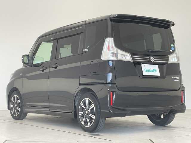 スズキ ソリオ バンディット HV MV 愛知県 2019(令1)年 6.4万km スーパーブラックパール スズキセーフティサポート/純正ナビ/全方位カメラ/両側パワースライドドア/クルーズコントロール/コーナーセンサー/純正アルミホイール/ＥＴＣ/LEDヘッドライト/パドルシフト/レーンキープアシスト/オートマチックハイビーム/ドライブレコーダー/衝突軽減システム/フルセグ/CD DVD/Bluetooth/ステアリングスイッチ/スマートキー/プッシュスタート