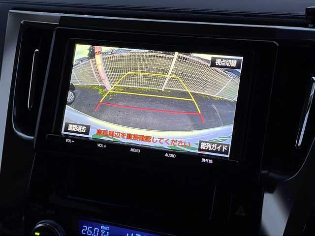 トヨタ アルファードハイブリット G 福島県 2017(平29)年 10.1万km ホワイト ４ＷＤ　純正ナビ　モデリスタエアロ　フルセグＴＶ　Ｄ席・Ｎ席パワーシート　バックカメラ　フリップダウンモニター　両側パワースライドドア　クルコン　衝突軽減ブレーキ　スマートキー　エンジンスターター