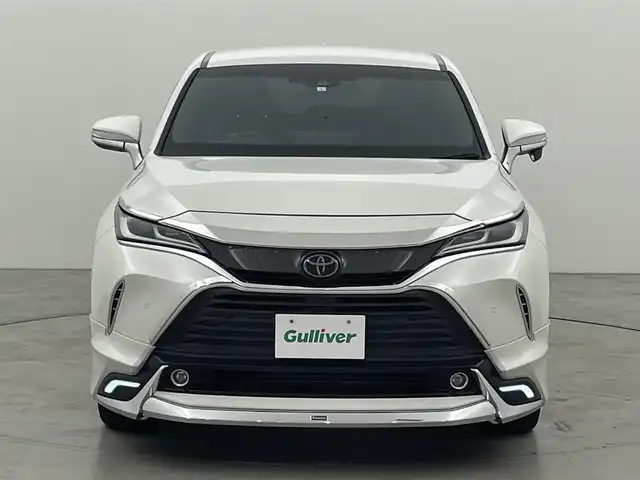 トヨタ ハリアー Z 福岡県 2021(令3)年 4.7万km ホワイトパールクリスタルシャイン モデリスタエアロ　/純正１２．３型ナビ／フルセグＴＶ　/バックカメラ　/ＪＢＬプレミアムサウンド　/デジタルルームミラー　/ビルトインETC２．０　/トヨタセーフティセンス　/レーダークルーズコントロール　/コーナーセンサー　/衝突軽減ブレーキ　/レーンキープ　/ブラインドスポットモニター　/アクセル踏み間違い防止　/ヘッドアップディスプレイ　/ハーフレザーシート　/パワーバックドア　/ＬＥＤヘッドライト　/純正１９インチアルミホイール
