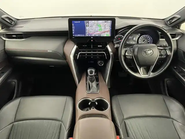 トヨタ ハリアー Z 福岡県 2021(令3)年 4.7万km ホワイトパールクリスタルシャイン モデリスタエアロ　/純正１２．３型ナビ／フルセグＴＶ　/バックカメラ　/ＪＢＬプレミアムサウンド　/デジタルルームミラー　/ビルトインETC２．０　/トヨタセーフティセンス　/レーダークルーズコントロール　/コーナーセンサー　/衝突軽減ブレーキ　/レーンキープ　/ブラインドスポットモニター　/アクセル踏み間違い防止　/ヘッドアップディスプレイ　/ハーフレザーシート　/パワーバックドア　/ＬＥＤヘッドライト　/純正１９インチアルミホイール