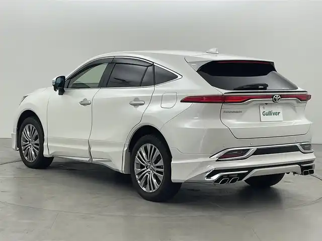トヨタ ハリアー Z 福岡県 2021(令3)年 4.7万km ホワイトパールクリスタルシャイン モデリスタエアロ　/純正１２．３型ナビ／フルセグＴＶ　/バックカメラ　/ＪＢＬプレミアムサウンド　/デジタルルームミラー　/ビルトインETC２．０　/トヨタセーフティセンス　/レーダークルーズコントロール　/コーナーセンサー　/衝突軽減ブレーキ　/レーンキープ　/ブラインドスポットモニター　/アクセル踏み間違い防止　/ヘッドアップディスプレイ　/ハーフレザーシート　/パワーバックドア　/ＬＥＤヘッドライト　/純正１９インチアルミホイール