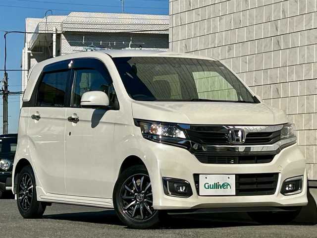 ホンダ Ｎ ＷＧＮ カスタム G SSパッケージ 静岡県 2018(平30)年 3.7万km プレミアムホワイトパールⅡ ワンオーナー/AIS検査済み/衝突軽減ブレーキ/純正メモリナビ/BT/SD/USB/CD/AM/FM/バックカメラ/クルーズコントロール/ハーフレザーシート/オートライト/HIDヘッドライト/フォグライト/スマートキー/ETC/純正フロアマット/新車保証書/取扱説明書