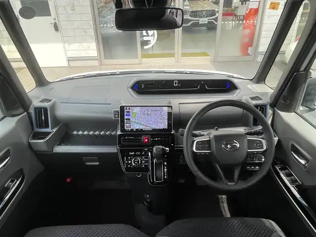 ダイハツ タント カスタム RS セレクション 東京都 2020(令2)年 2万km ブラックマイカメタリック/シャイニングホワイトパール 純正SDナビ/・フルセグTV/・Bluetooth接続/・FM・AM/・DVD再生機能/黒革ハーフレザーシート/・シートヒータ/両側パワースライドドア/衝突被害軽減ブレーキ/バックカメラ/・全周囲カメラ/LEDヘッドランプ/ドラレコ/ETC/ABS/横滑り防止/盗難防止/コーナーセンサー/SRSエアバッグ/オートライト/スマートキー/保証書＆取扱説明書