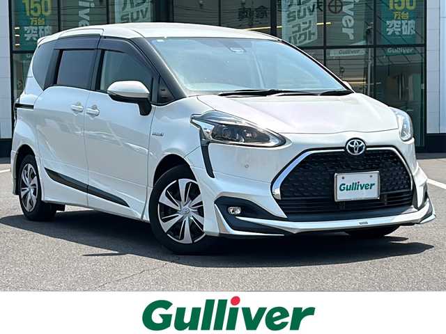 トヨタ シエンタ ハイブリッド G クエロ 岡山県 2018(平30)年 3.4万km ホワイトパールクリスタルシャイン 社外ナビＡＶＮ－Ｒ８Ｗ　ＢＴ／ＣＤ／ＤＶＤ／フルセグ　バックカメラ　前後コーナーセンサー　クルコン　３列シート　ハーフレザー　スマートキー　フォグ　ＬＥＤ　衝突被害軽減　オートハイビーム　オートライト
