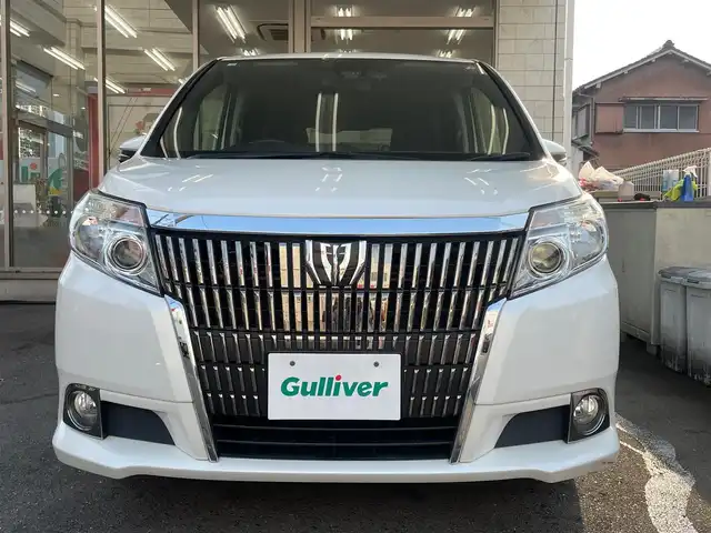 トヨタ エスクァイア Xi 愛知県 2016(平28)年 12.8万km ホワイトパールクリスタルシャイン /当店買取/法人1オーナー/禁煙/8人乗り//純正NSZT-Y66T/9インチSDナビ//バックカメラ//PCS/LDA/LEDヘッド/AHB/Aライト//リヤサンシェード//Aストップ/純正15アルミホイール//左Pスライドドア//ビルトインETC//ISOFIX/革巻きステアリング//保証書/ナビ取説/取説/スペアキー/スマートキー