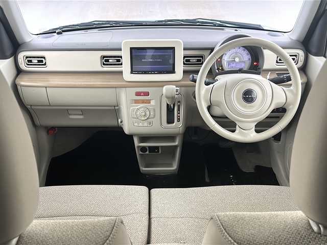 スズキ ラパン X 愛知県 2016(平28)年 4.1万km フレンチミントPM 禁煙車/7インチSDナビ/（CD/DVD/Bluetooth/フルセグTV)/衝突軽減ブレーキ/ETC/シートヒーター/アイドリングストップ/横滑り防止装置/純正アルミホイール/スマートキー/プッシュスタート/フロアマット/電動格納ミラー