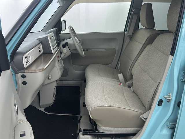 スズキ ラパン X 愛知県 2016(平28)年 4.1万km フレンチミントPM 禁煙車/7インチSDナビ/（CD/DVD/Bluetooth/フルセグTV)/衝突軽減ブレーキ/ETC/シートヒーター/アイドリングストップ/横滑り防止装置/純正アルミホイール/スマートキー/プッシュスタート/フロアマット/電動格納ミラー