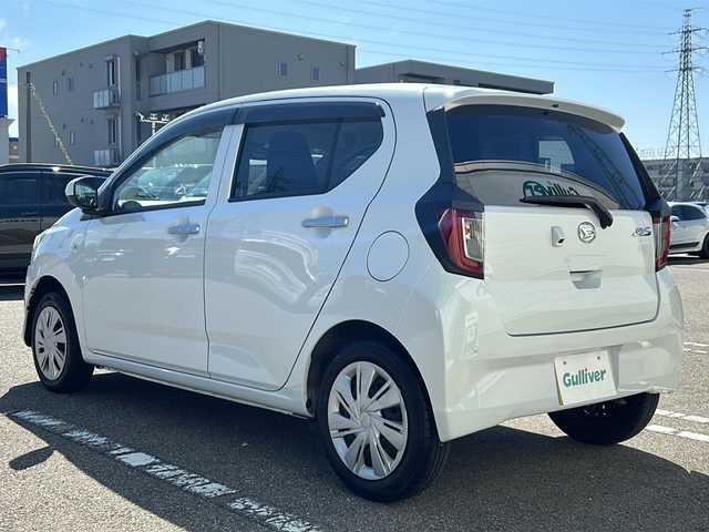 ダイハツ ミラ イース X リミテッド SAⅢ 石川県 2021(令3)年 0.6万km シャイニングホワイトパール LEDヘッドライト/パワーステアリング/パワーウィンドウ/車外バックカメラ/フルセグTV/純正フロアマット/純正アルミホイール/コーナーセンサー前後/レーンキープアシスト/オートマチックハイビーム/ダブルエアバック/衝突被害軽減システム/横滑り防止装置